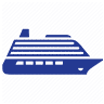 lax car service cruise ship icon