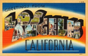 Los Angeles Postcard graphic