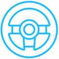steering wheel icon